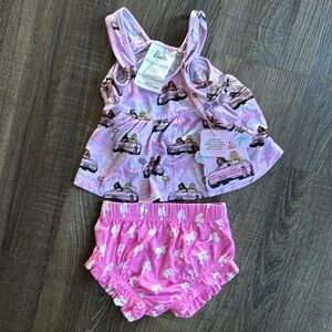 Posh Peanut x Barbie Bummie set